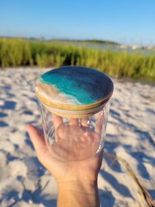 Glass Ocean Jar