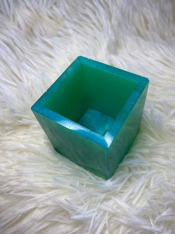 Small square Open box - Aqua